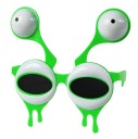 ZELENÉ OKULIARE ALIEN UFO ALIEN PARTY