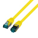 S/FTP prepojovací kábel kat.6A žltý 0,15 m LSZH PC-6ASFTPLSZH-YE0,15