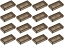 LEGO TILE 3069b 1x2 trans čierna NOVINKA (4g) 16 ks.