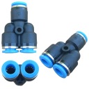 Konektor Y-T Pneumatický zásuvný rozbočovač fi 6mm PY 6