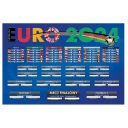 EURO 2024 HARMONOGRAM tabuľka plagát ME 61x91,5 cm
