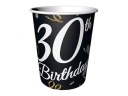 Poháre, B&C 30 Birthday, 200 ml, 6 ks [papier, narodeniny, párty].