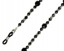 Retiazka na okuliare Hayne Black Beads