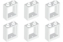LEGO 60592 RÁM NA OKNO 1x2x2 biela (6g) 6 ks.