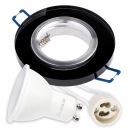 Set halogénové GLASS svietidlo + LED GU10 6W