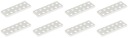 LEGO 3795 TANIER 2x6 biely NOVINKA (15g) 8 ks.