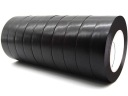 10x PEVNÁ PVC IZOLAČNÁ PÁSKA ČIERNA SAMOLEPIACA VODEODOLNÁ 16mm 10m