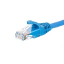 RJ45 prepojovací kábel, kat. 5e UTP, 0,5m, Netrack, modrý