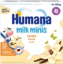 HUMANA MLIEČNY DEZERT PO 10 MESIACOCH VANILKOVÝ PUDDING 4x100G