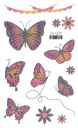 Umývateľné tetovanie pre deti GLITTER BUTTERFLIES EG004