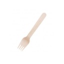 Jednorazové drevené vidličky 16 cm 100 kusov Eco