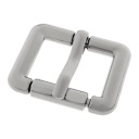 Strieborná CLAMP na opasok 25 mm, KOVOVÁ pracka