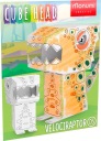 Omaľovánka Monumi Cubehead Dino 3D velociraptor