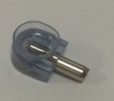 Sklenená podpera s prísavkou 13/5mm nikel 10 ks