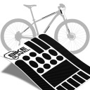 OCHRANNÉ NÁLEPKY NA BICYKEL 20 kusov 20x14cm UHLÍK