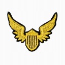 Zlatá nášivka MILITARY WINGS THERMO
