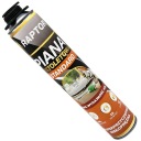MONTÁŽNA PENA 750ml POLYURETÁNOVÁ PIŠTOĽ NÍZKOTLAKÝ RAPTOR ŠTANDARD