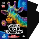 Technický blok ASTRA, čierny A4, 10 listov/listov