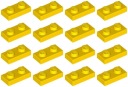 LEGO PLATE 3023 1x2 žltá NOVINKA (6g) 16 ks.