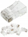 Zástrčky NEKU 8P8C, RJ45 UTP kat. 6, drôt, 10 ks