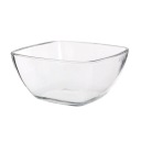 Sklenená šalátová misa na ovocný šalát, štvorcová misa Altom Design 18cm 1,6l