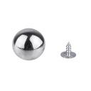 Gombík strieborná gulička 17MM 10KS 463