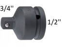 Zníženie nárazu 1/2x3/4 palcový NÁRAZOVÝ ADAPTÉR 1/2F na 3/4M kľúč