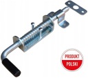 ZÁMEK ZÁMKU PRE ZAVÁRANIE ZÁMKU BRÁNY S PRUŽINOU ZINKOVANÝ 22cm