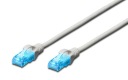 DIGITUS UTP prepojovací kábel kat. 5e 5m PVC biely