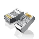 UGREEN SET 10X KOVOVÁ ZÁSTRČKA RJ45 KONCOVKA ETHERNET LAN 8P/8C CAT.6