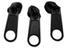 Čierny bežec na 5 mm zips, 3 ks