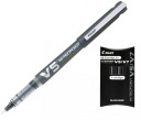 Guľôčkové pero pre 0,5mm náplň PILOT V5 + ČIERNE náplne 1+3