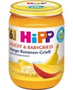 HiPP BIO Mango s banánom a krupicou, 190 g