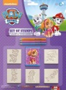 Pečiatky Paw Patrol pre dievčatá Blister 5 kusov