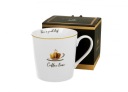 Kubas simple coffee time 1 hrnček na kávu, biela a zlatá