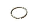 Špirálový kožený prsteň 25/2 mm strieborný 10 ks (2)