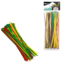 Sťahovacie pásky 3,6x250mm COLOR MIX 100ks TSM51136250