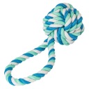 Hračka pre psa SZARPAK ROPE, pletená loptička, 7cm x 20cm