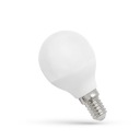 LED guľová žiarovka E14 1W 90lm neutrál