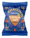 Kukuričné ​​tortilla chipsy, PAPRIKA, BEZLEPKU, BIO, 75 g Amaizin