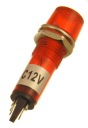 Kontrolka napájania 10mm XD10-3 červená 12V