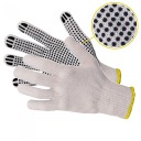 Škvrnité pletené pracovné rukavice RND400 Black