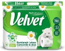 Zamatový toaletný papier CHAMOMILE and ALOE vonná celulóza 12 roliek