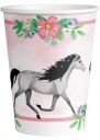 Horse Cups Horse 8 Pieces Birthday