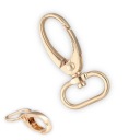 Karabína na tašku s opaskom na kľúče - GOLD KEYRING