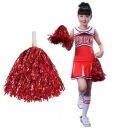 Roztlieskavacie bambuľky CHEERLEADER bambuľky ČERVENÝ outfit