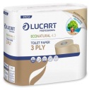 Lucart Eco toaletný papier 100% celulóza 4 rolky