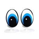 EYES BLUE ELIPSE MESH 48x33mm - SCOGS