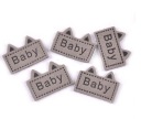 Etiketa z ekokože BABY GREY 2745