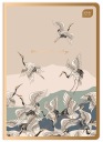 Zápisník A5/80 Line 70g Birds Satin Gold Interprint